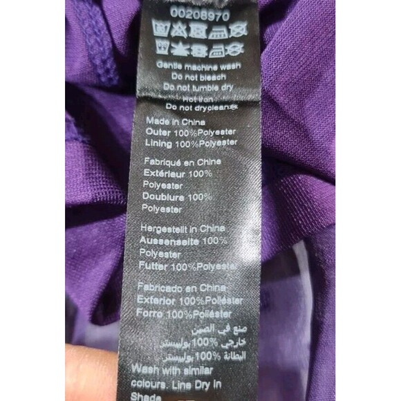 CITY CHIC Women Dress Wild Dobby Plus Size L/20 Swiss Dot Sheer Petunia  270AP - Picture 6 of 7